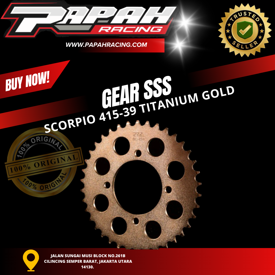 GEAR SSS SORPIO 415-39 TITANIUM GOLD
